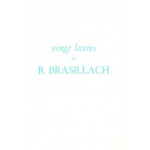 Vingt lettres de R. Brasillach