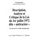 Eric Delcroix : Critique de la Loi dite "antiraciste"