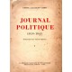 Comte Ciano : Journal politique 1939-1943