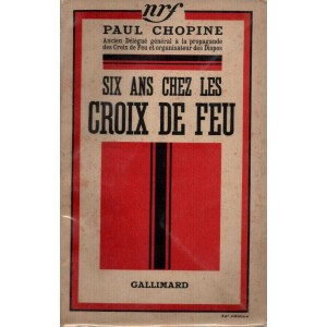 Paul Chopine : Six ans chez les Croix de Feu