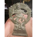 Inde XXe siècle : grande statue Shiva Nataraja